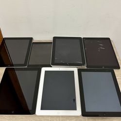 7 iPad Lot Untested/For Parts