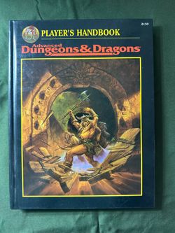 Vintage Advanced Dungeons & Dragons Player's Handbook TSR
