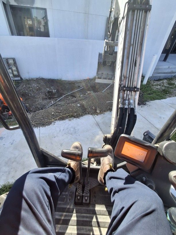 French drain . Drenaje