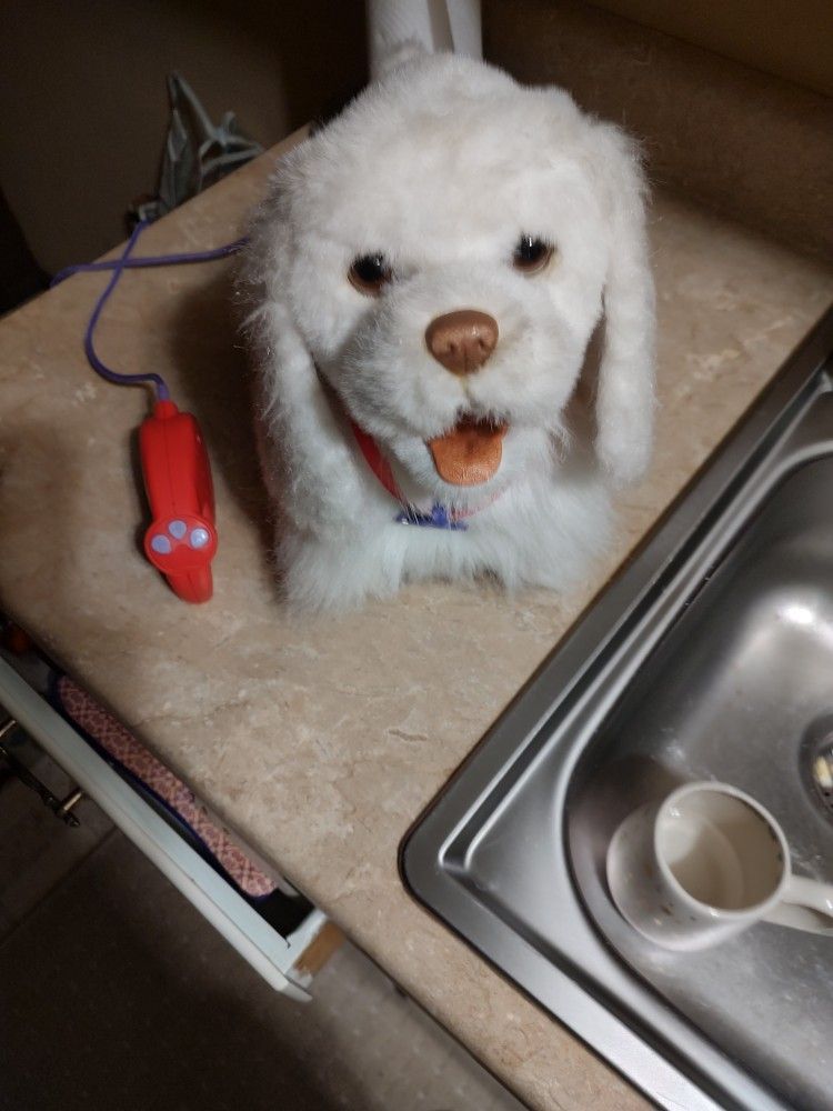 Hasbro FRF Fur Real Friends Go Go Walking Puppy Dog.