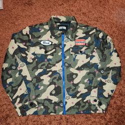 Billionaire Boys Club Camo Jacket Size Large Ice Cream