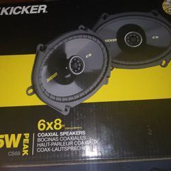 New Kicker 6x8s