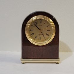 Beautiful, Elegance, (name) Quartz, Rosewood, Battery Operated Clock.