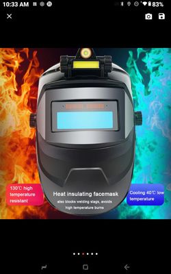 Automatic Dimming Welding Masks Large View True Color Auto Darkening Welding Facemask for Grinding Cutting Arc Welding |