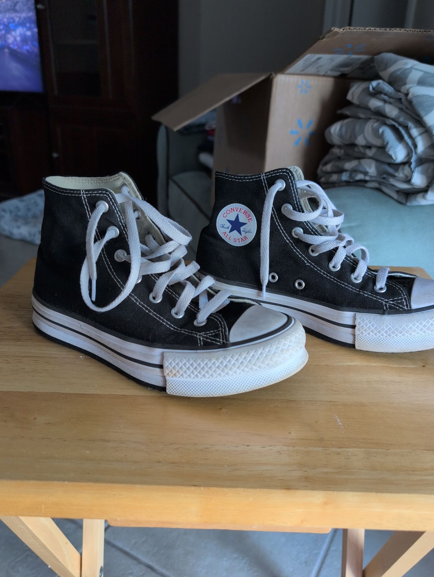 Converse high top youth sneakers
