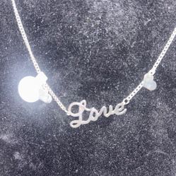 Gargantilla De Plata 925  ( LOVE )