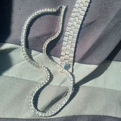 Bracelet,necklace Choker Diamond