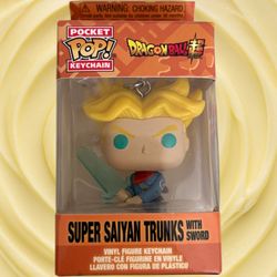 Funko Pop Keychain Dragon Ball Z Super Saiyan Trunks