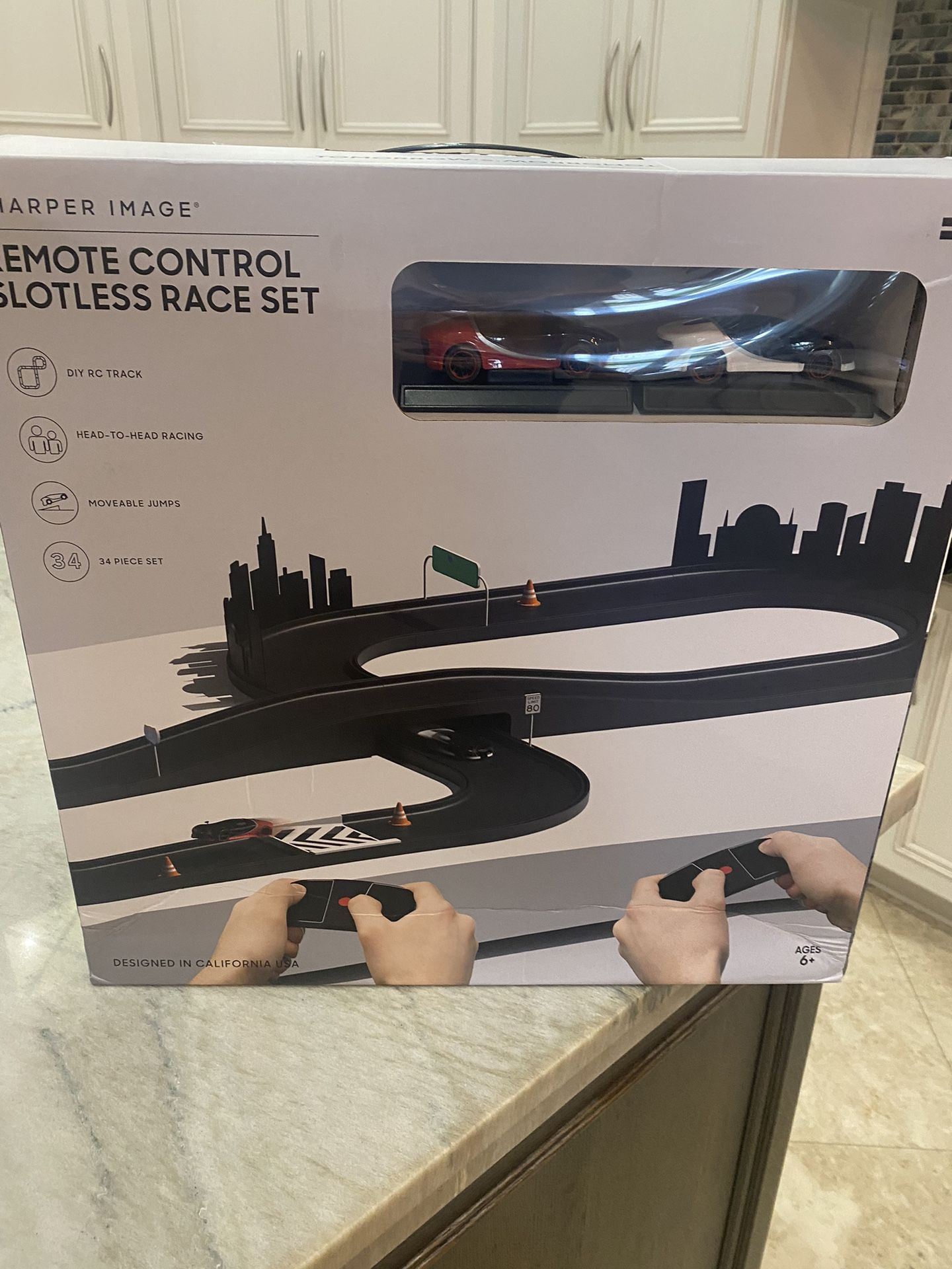Sharper Image Remote Control Slot less Race Set