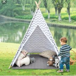 ☀️P58#12 5.2' Portable Kids' Indian Play Tent