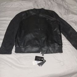 Leather Jacket  #M 