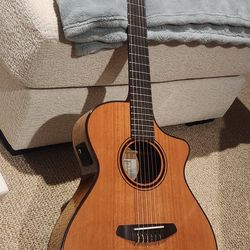 Breedlove Guitar- Pursuit Nylon CE-Cedar/Myrtlewood