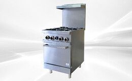 NSF 24 ins 4 Burner Commercial Oven Ranges TC-R24
