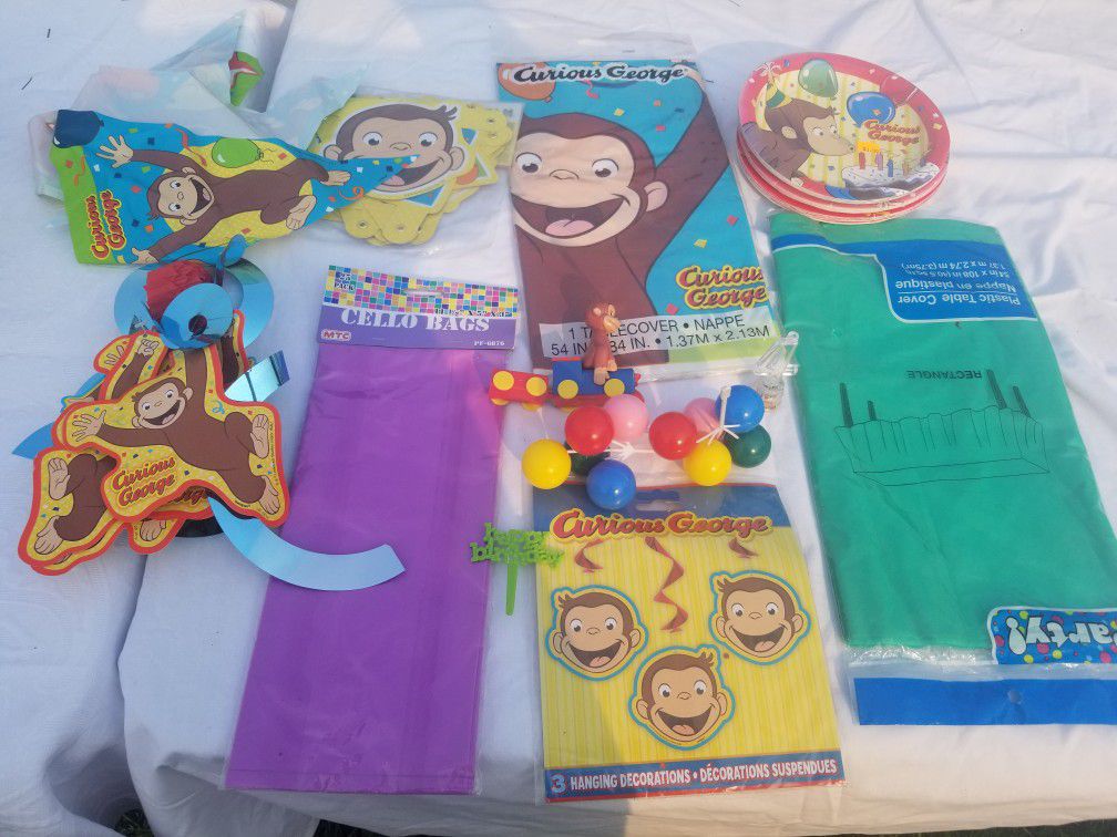 Curious George Party Stuff