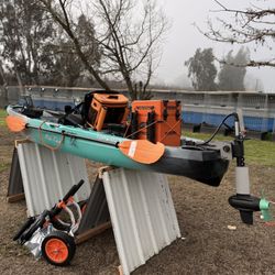 🏚️Old Town Kayak with NK300 Motor🔥