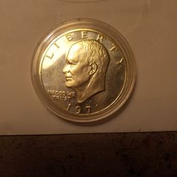 1971 S 40% Silver Proof Eisenhower Dollar