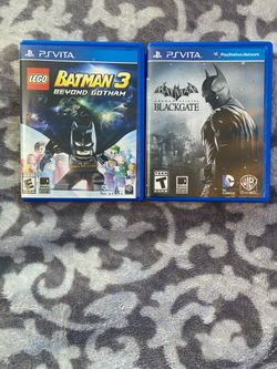 Lego Batman 3 and Batman Black gate PS vita game bundle