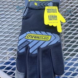 Premium Goatskin Grain Leather Palm Large Gloves  