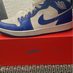 Wmns Jordan 1 Mid Kentucky Blue 