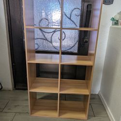 Smart Cube 8-Cube Organizer Storage with Opened Back Shelves,2 X 4 Cube Bookcase Book Shleves for Home, Office 