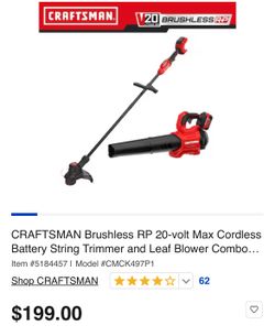 String Trimmer and Leaf Blower Combo Kit