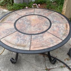 Outside Tile Table