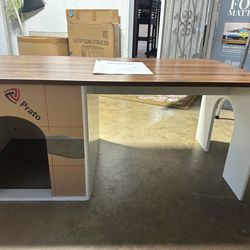 ChooChoo Coffee Table with Pet House – Modern Wood