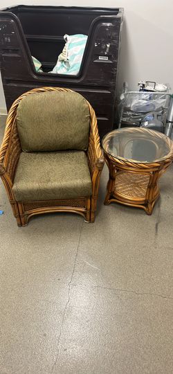 Chair and Table, good condition