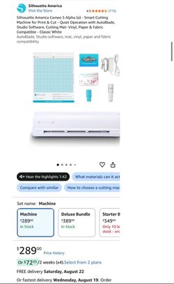 white silhouette cameo 5 plus