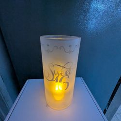Tangled (Rapunzel) Theme Frosted Sweet 16 Vases