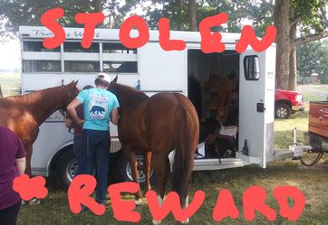 Stolen horse trailer from Galion Ohio reward for return