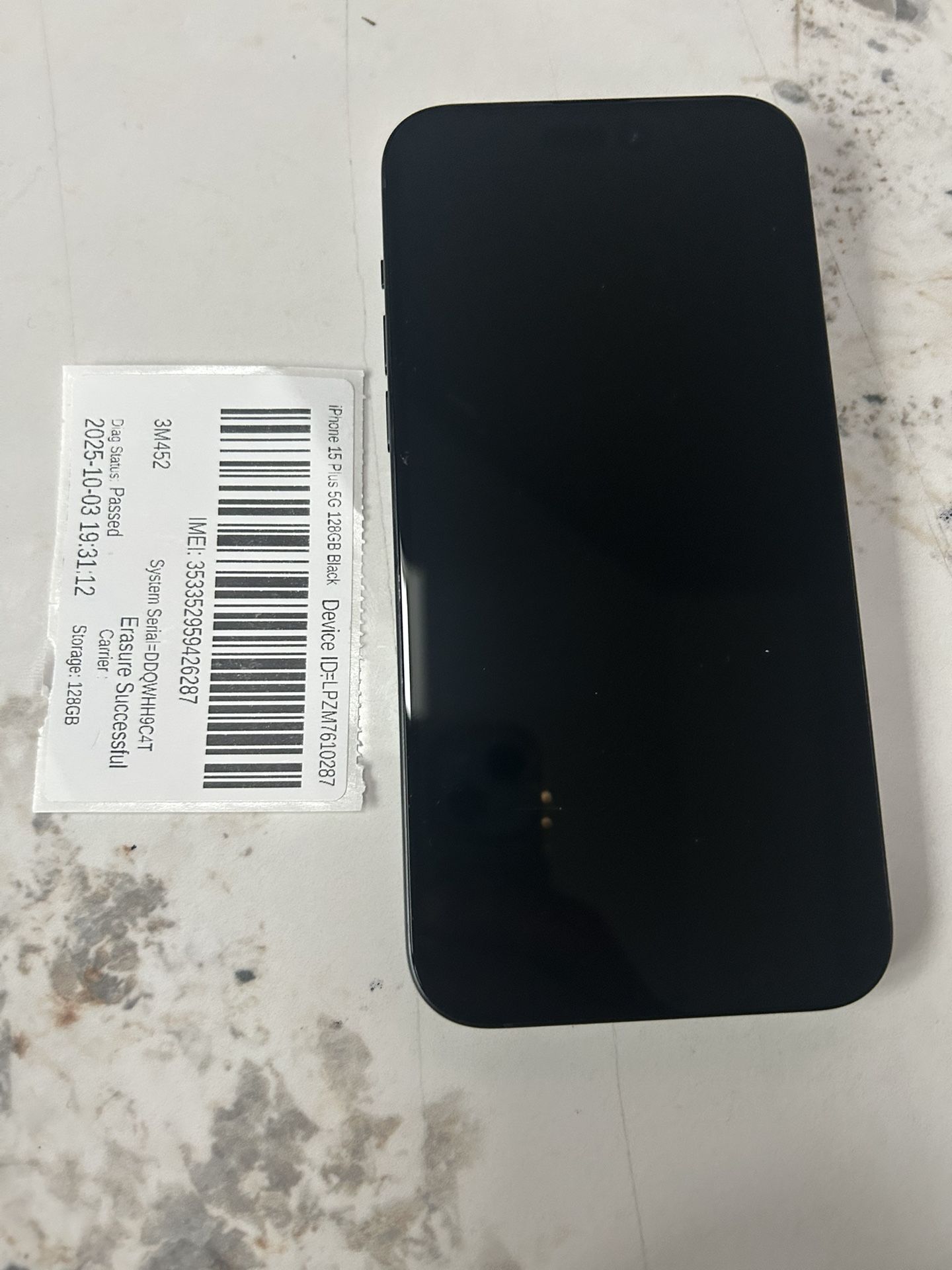 iPhone 15 PLus 128GB black-US reseller flex(unlocked , will first activate to any US carrier then locked to that carrier and can’t guarantee that it w