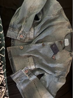 Prada denim jacket oversized medium