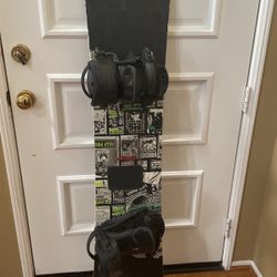 Snowboard With Head Bindings