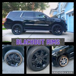 Satin Or Gloss Black Wheels 