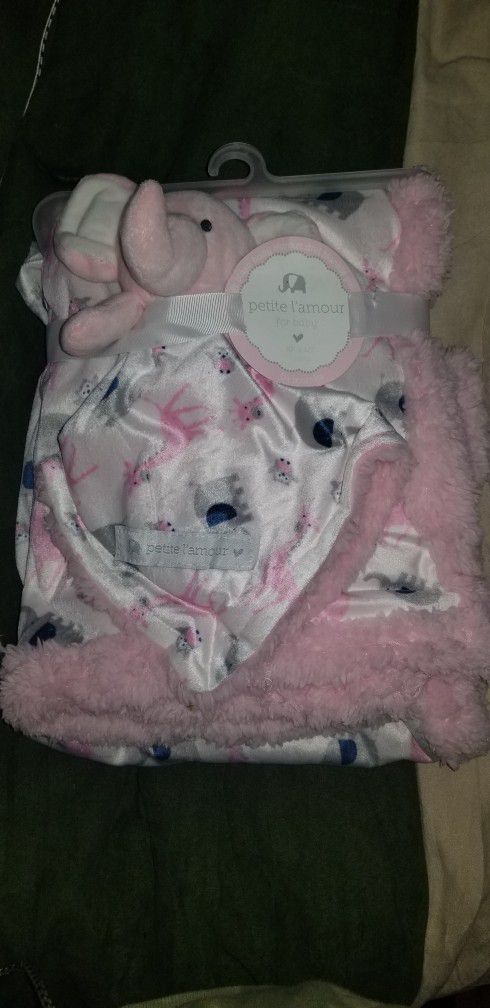 Petite L'amiur Baby GIRL blanket - New