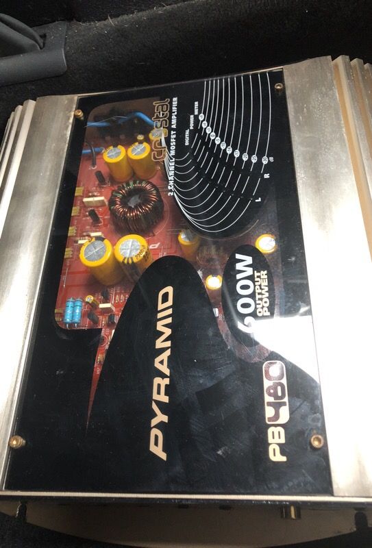 Pyramid 2 channel mosfet amplifier