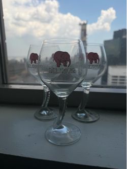 Unique Elephant Delirium Beer Glasses (3)