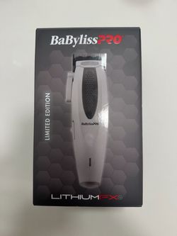 BABYLISSPRO Lithiumfx+ Limited Edition Grey Cord/cordless Lithium Ergonomic Clipper