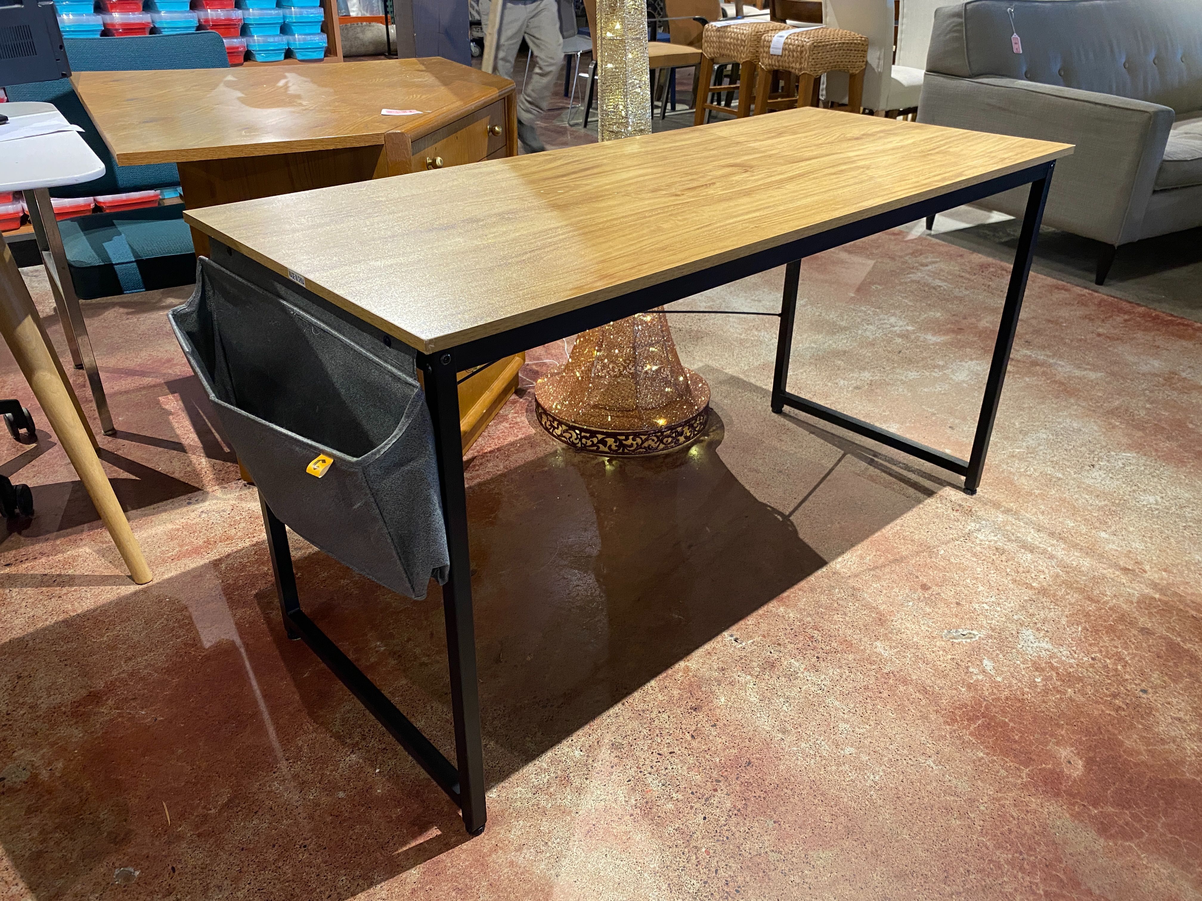 Simple Desk with Side Storage