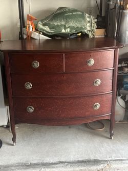 Early 1900 bowfront chest