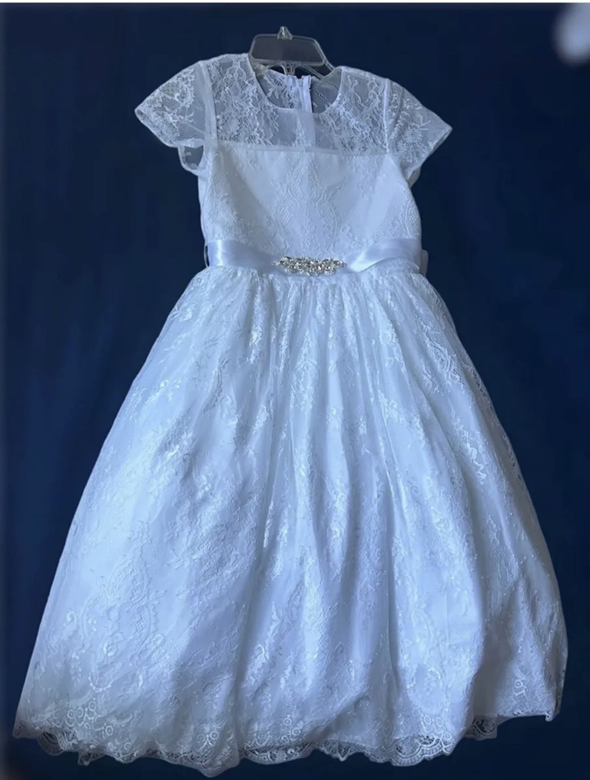 First Comunión White Dress