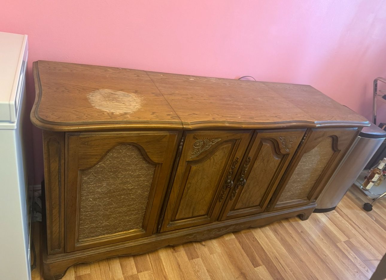 Vintage Garrard Stereo Console – Turntable + Radio Cabinet