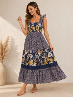 Long dress in size small. Vestido largo en talla S