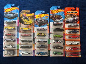 Hot Wheels & Matchbox Die-Cast Cars Lot