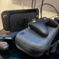 Switch 2 With Carrying Case And Pro Controller 