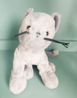 2007 Ganz Webkinz Charcoal Cat HM152 No Code