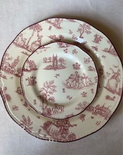Wood & Sons TOILLE DE JOILE PINK Scalloped