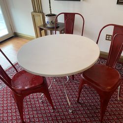 36 Round Table 3 Chair set 