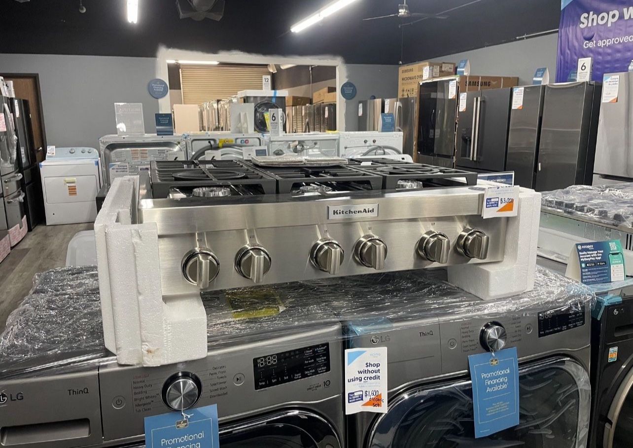 New Kitchen Aid 36” Wide Built In Gas Cook Top 😻